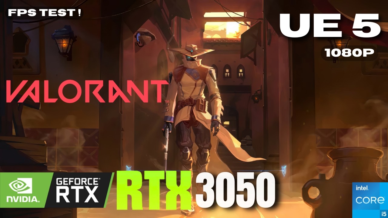 Valorant UE5 FPS Test | RTX 3050 Laptop | ASUS TUF F15 in 2025