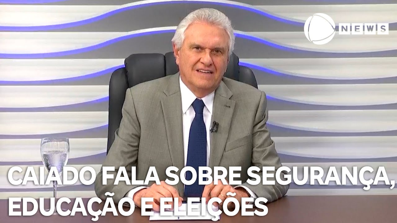 Governador de Goiás, Ronaldo Caiado fala sobre segurança, educação e eleição presidencial