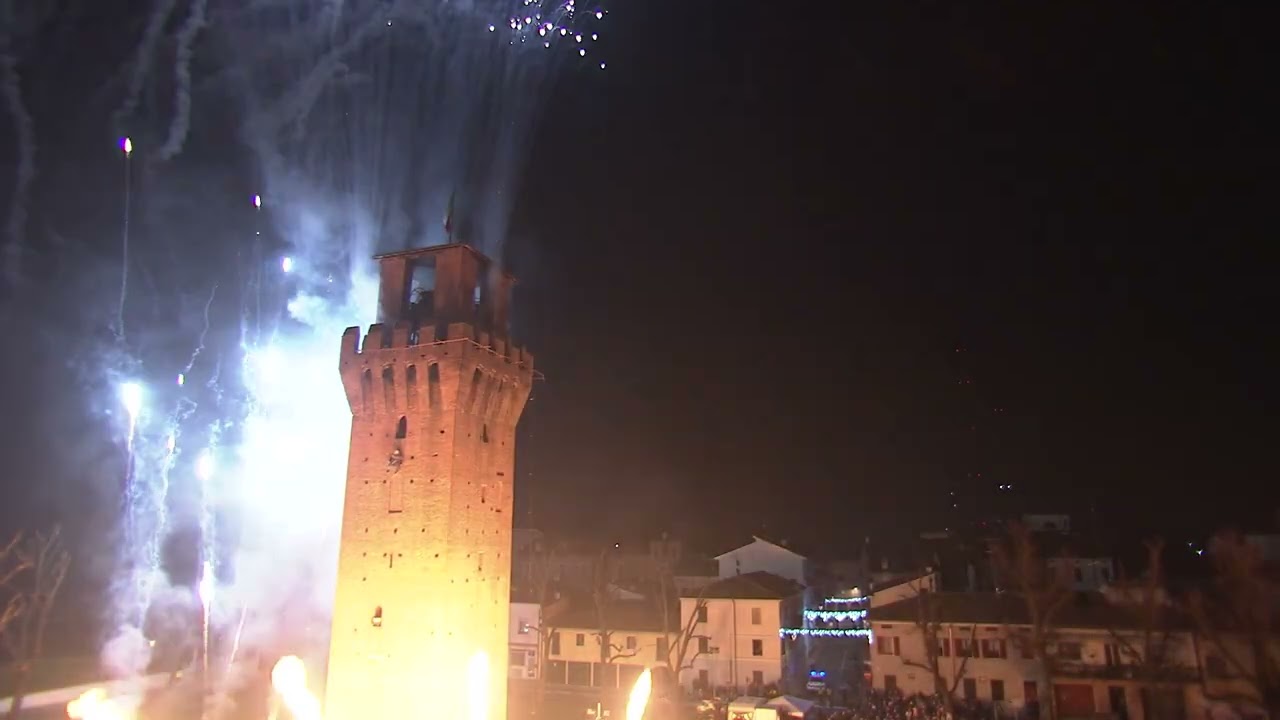 L'incendio della Torre (Revere di Borgo Mantovano, 14/01/2024)