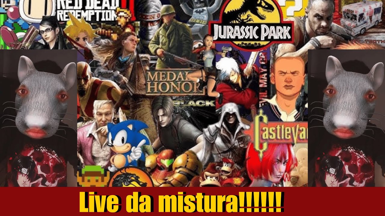 LIVE de jogos aleatorios!