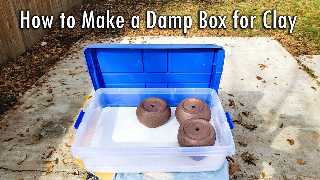 How to Make a Damp Box Easy | Keep Clay, Ceramics and Pottery Wet | Using Plaster with Measurements