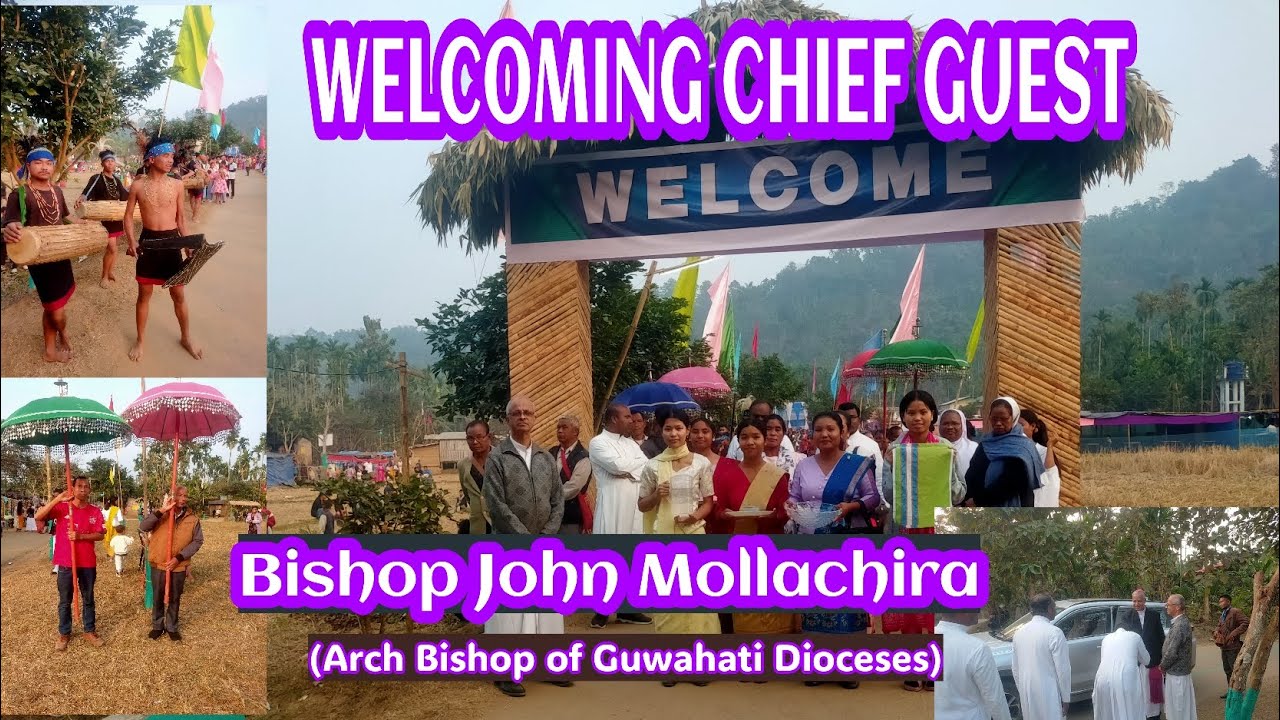 Chief Guest Rev. Bishop John Mollachirako Damra parish sobhaona rimchaksoa rimchaksoa