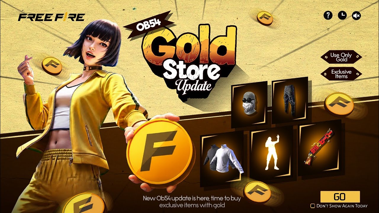 গোল্ড কয়েন দিয়ে সবাই ফ্রিতে পাবে 💥🤯 Gold Store In OB54 Update | Free Fire New Event | FF New Event