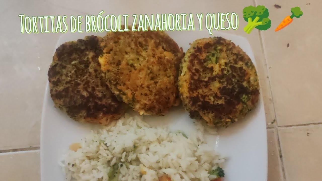 Tortitas de brócoli, zanahoria y queso 🥦🧀 | Fáciles y deliciosas