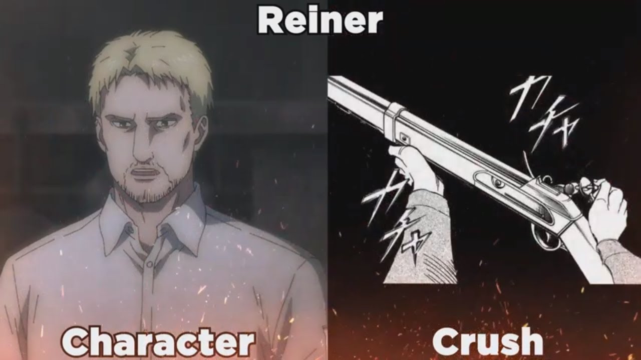 Attack On Titan Characters And Their Crushes