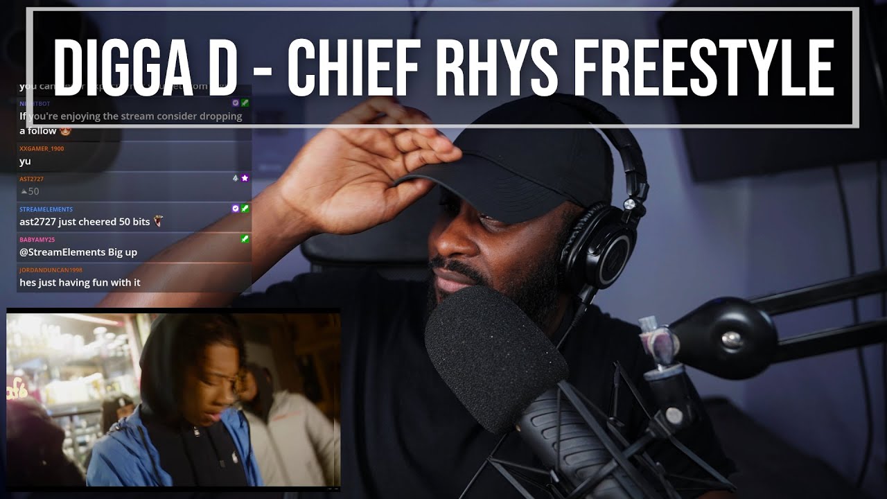 Digga D - Chief Rhys Freestyle (Official Video) [Reaction] | LeeToTheVI