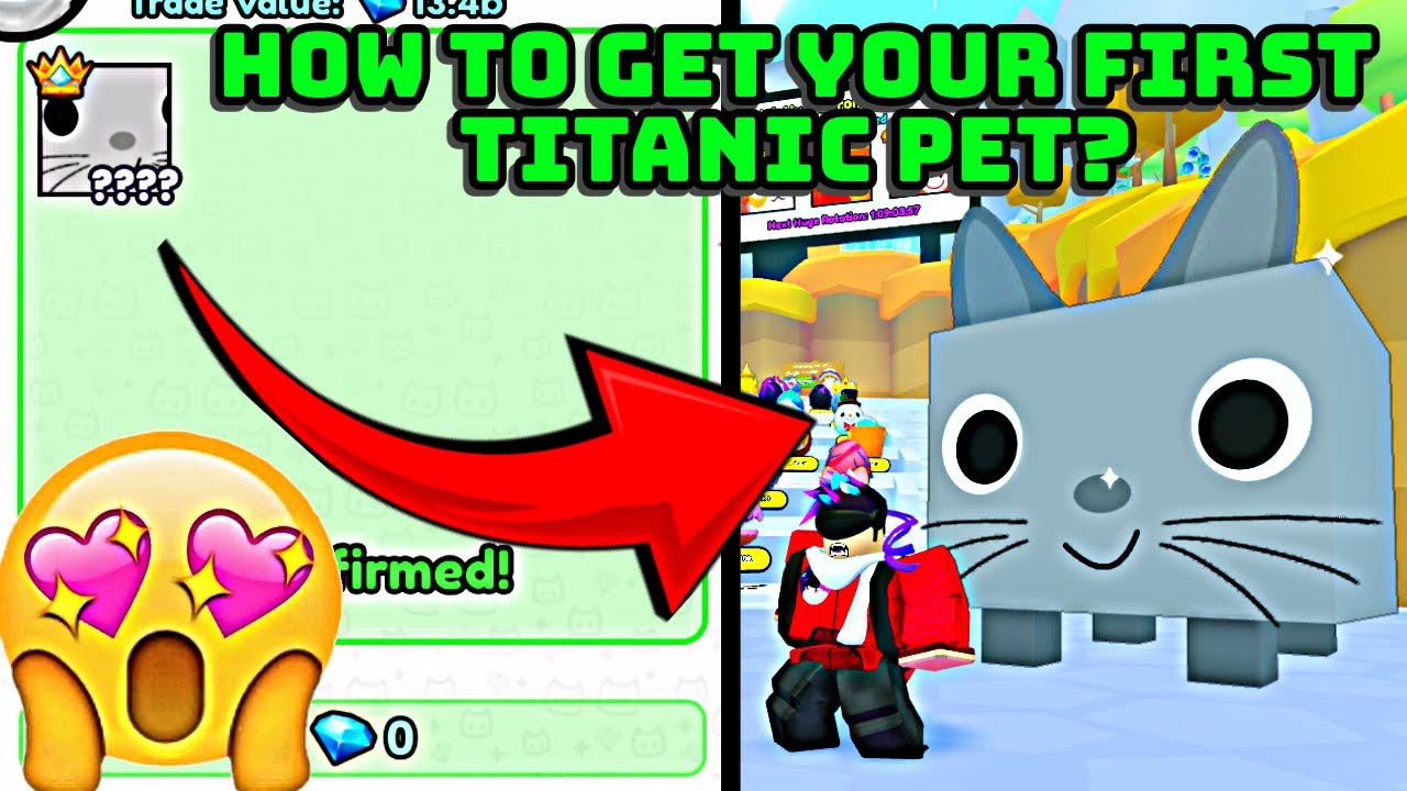 😱 КАК ПОЛУЧИТЬ ПЕРВОГО ПИТОМЦА ИЗ ТИТАНИКА САМЫМ ПРОСТЫМ СПОСОБОМ В PET SIMULATOR 99