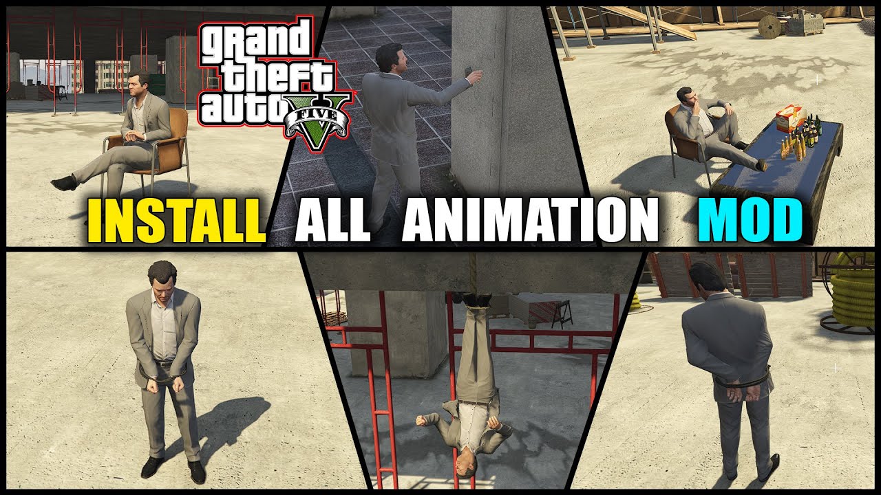 HOW TO INSTALL ALL ANIMATION MOD IN GTA 5 | SEATING ANIMATION | GTA V ANIMATION TUTORIAL
