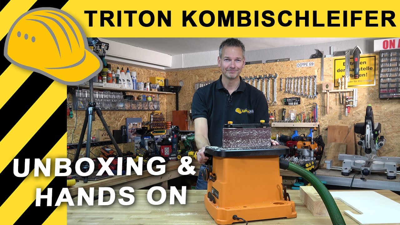 ANGETESTET: TRITON Bandschleifer & Spindelschleifer - Unboxing und erster Test - TSPST450