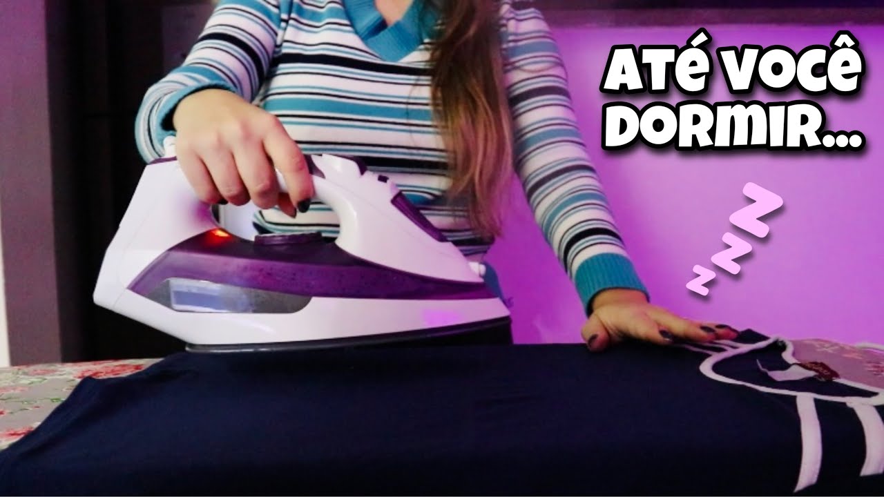 ASMR - PASSANDO ROUPA COM FERRO A VAPOR [NO TALKING] 💤