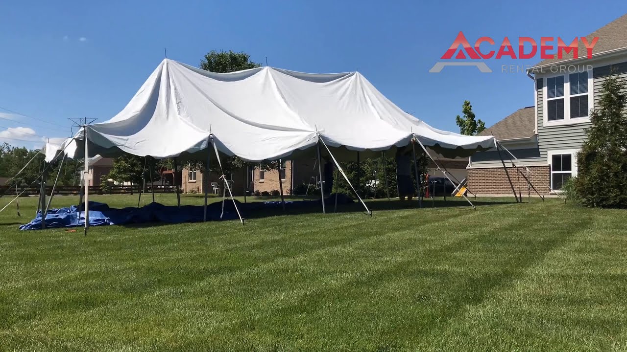 Pole Tent vs Frame Tent Time-lapse Comparison