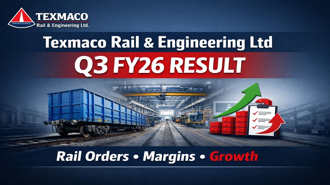 Texmaco Rail & Engineering Q3 FY26 Results Analysis | Rail Orders | Margins | Hindi