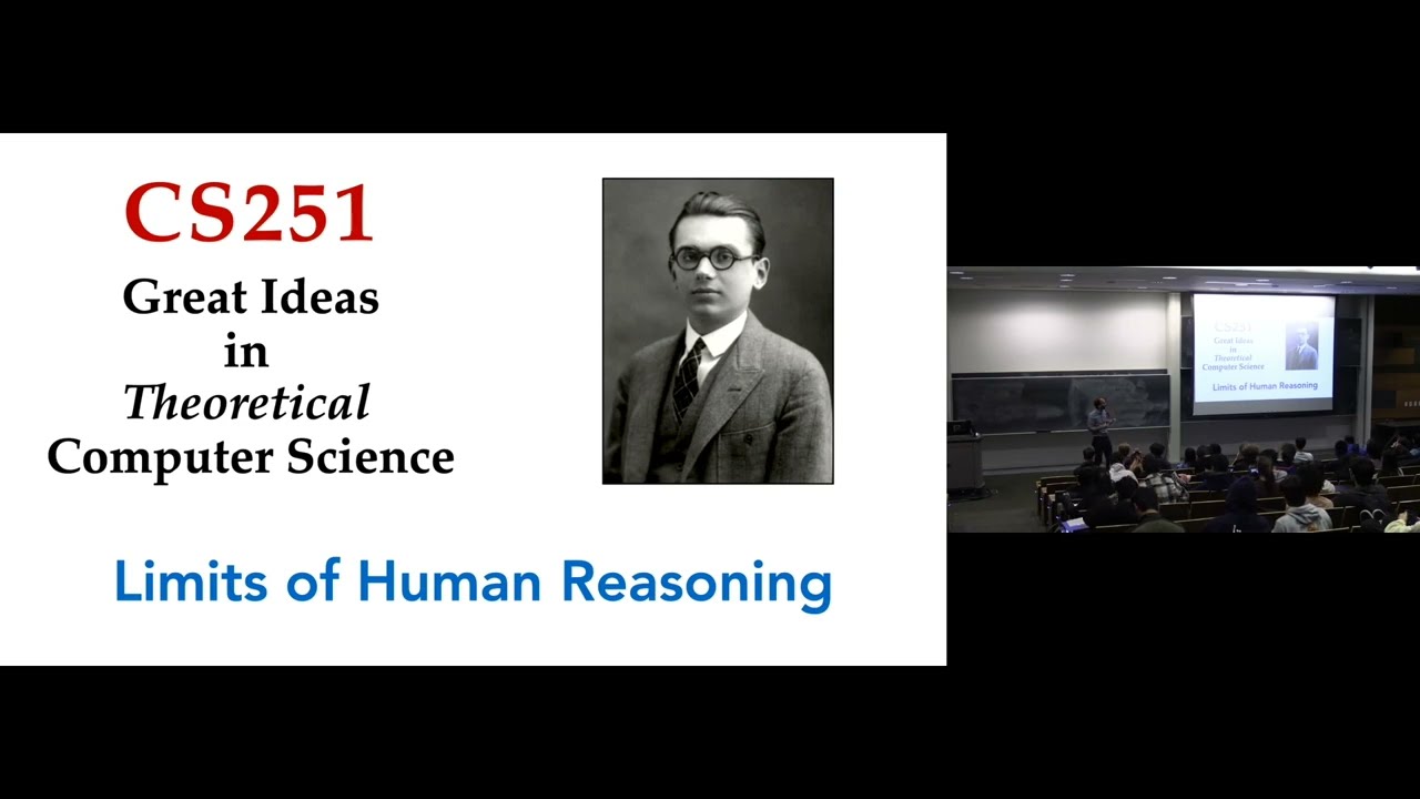 CMU CS251 - Godel's Incompleteness Theorems