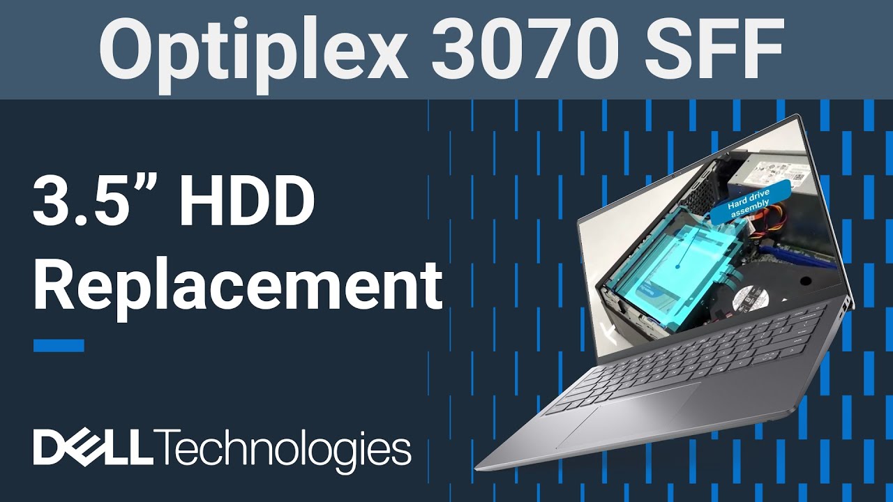 Dell Optiplex 3070 Small Form Factor (SFF) | How to replace the 3.5