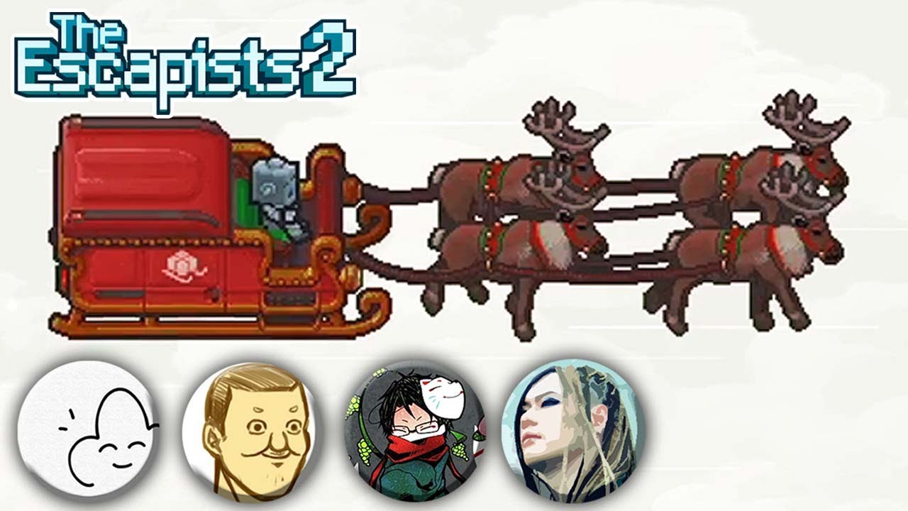 【４人協力】囚人達の脱獄クリスマス『The Escapists 2』