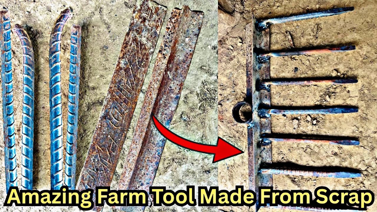 Amazing Farm Tool Made From Scrap Iron | Smart Farming Idea