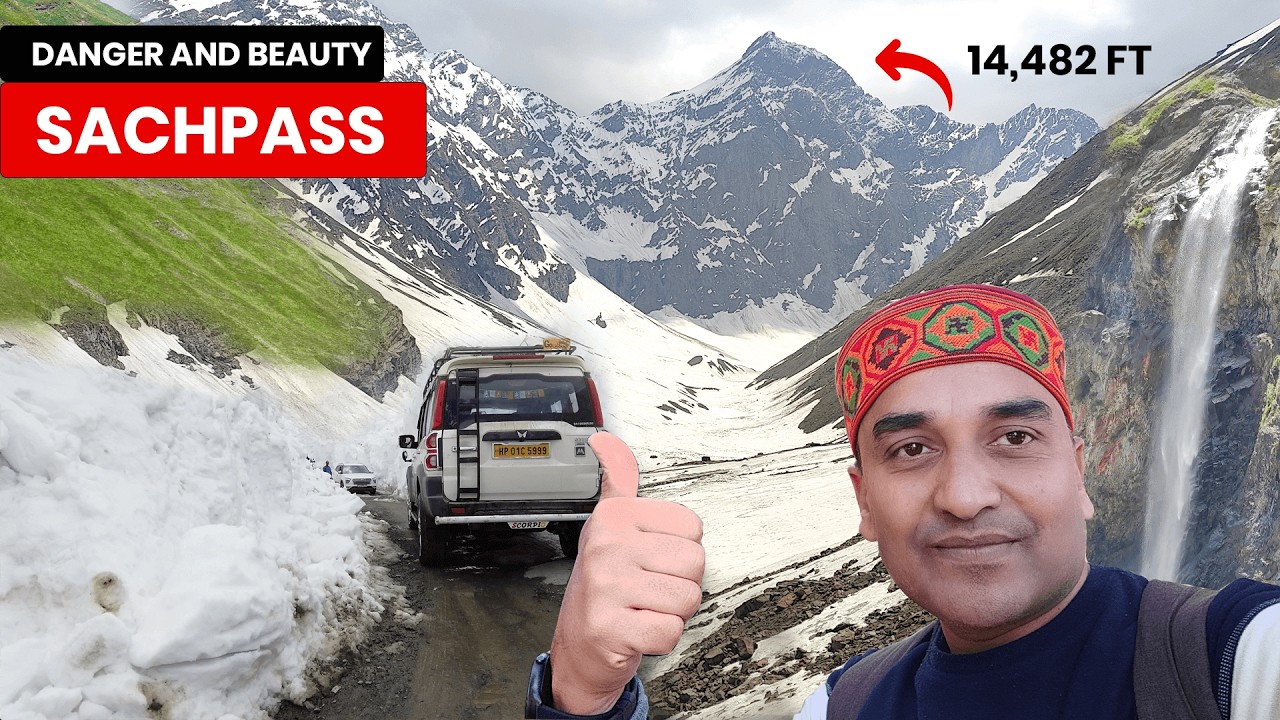 Killar to Chamba via Sachpass | Sachpass road condition in snow | World most dangerous road trip.
