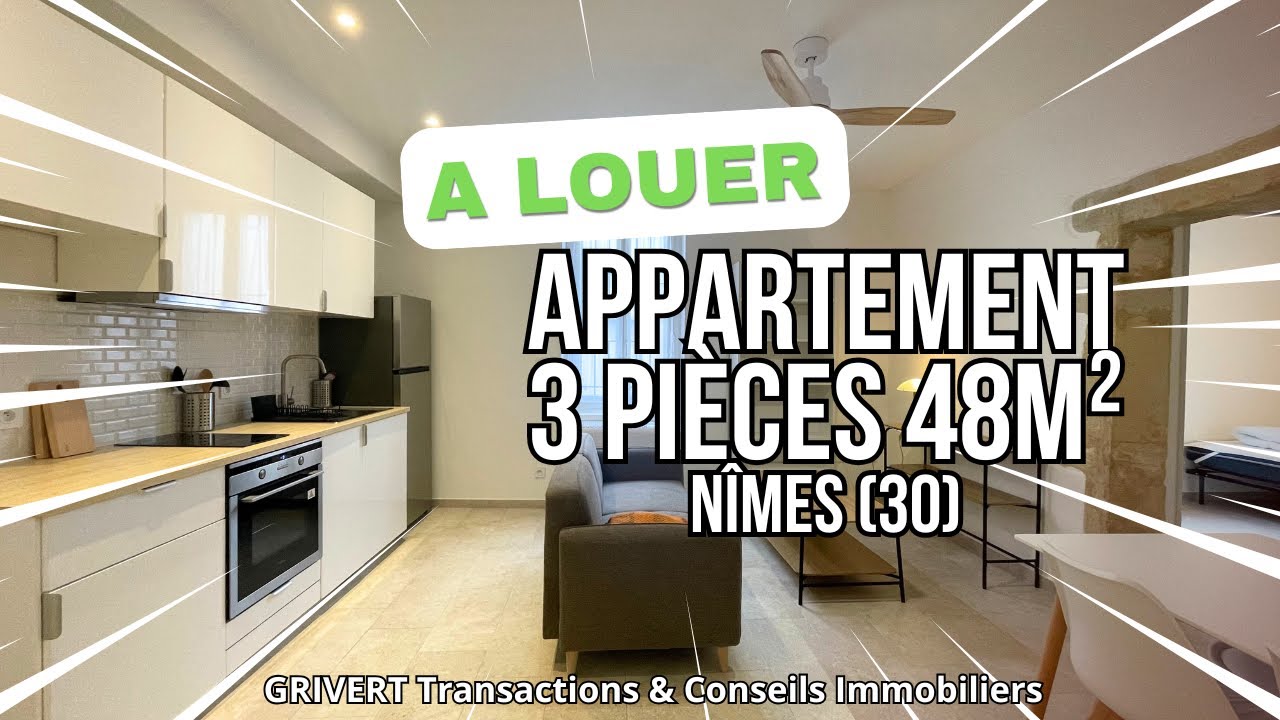 Location Meublée Appartement T3 de 48m² à Nîmes