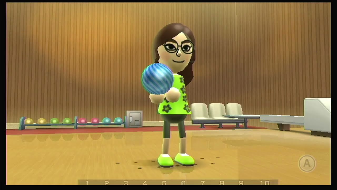 Wii Sports Resort: Sarah Goes Bowling (100 Pin Game)