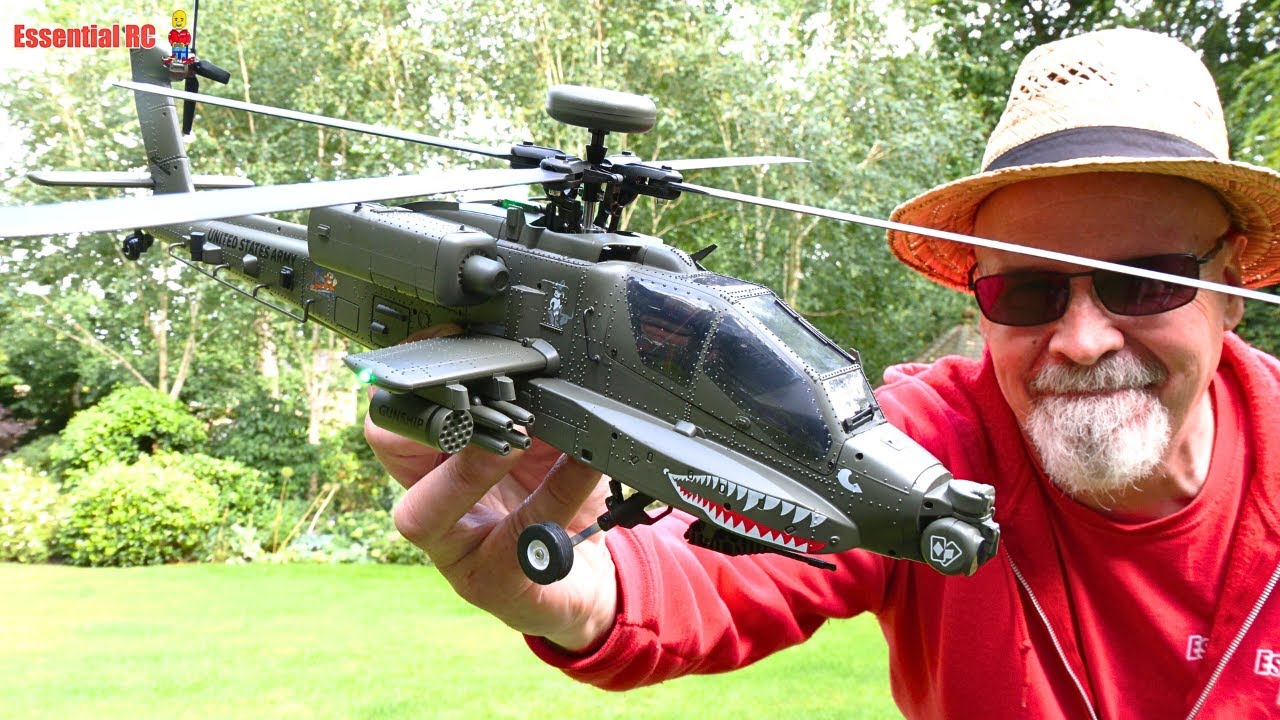 BADDEST and MEANEST RC Helicopter: Boeing AH-64 Apache (YU XIANG F11)