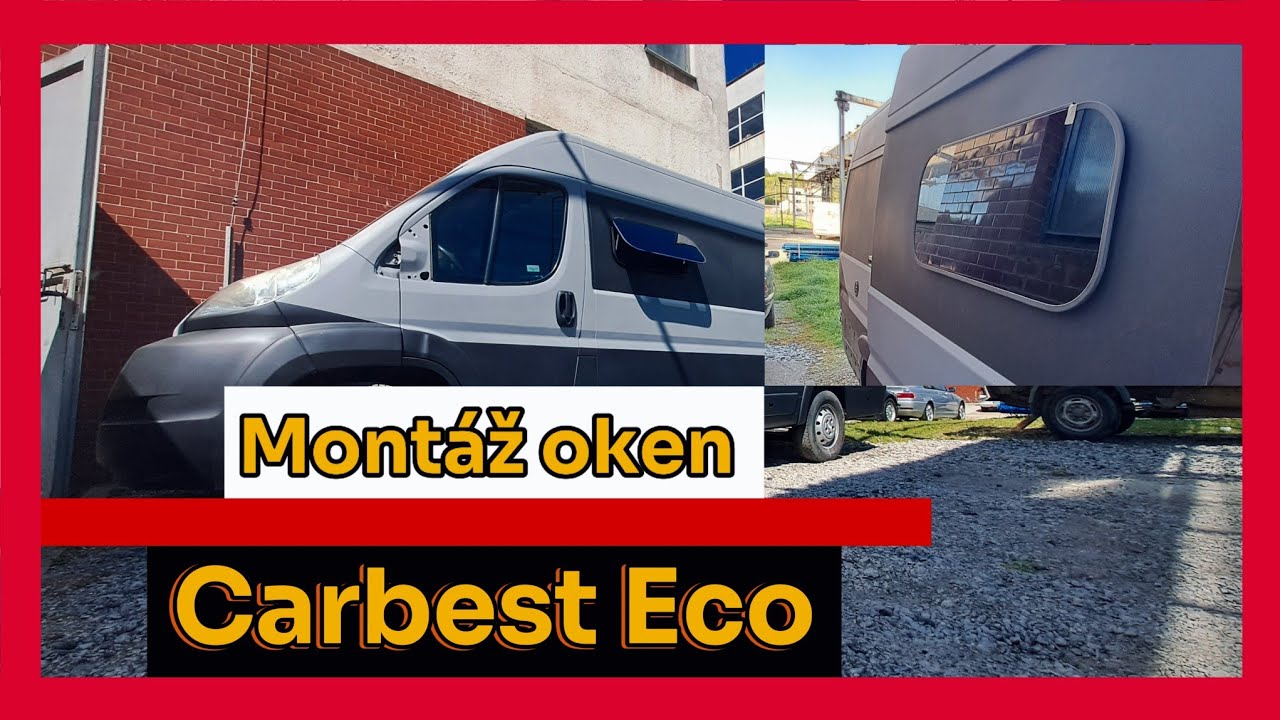 Okna Carbest Eco🚍/Nedodělaná okna🤔/👉Obytná dodávka pro čtyři👈/🚐MontyVan🚐/Van life 2025/