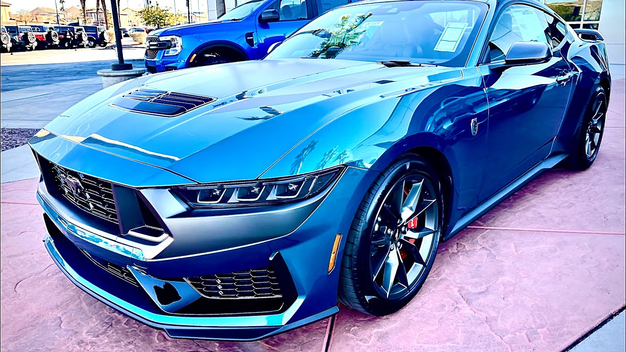 2026 FORD MUSTANG DARK HORSE ADRIATIC BLUE FIRST LOOK 