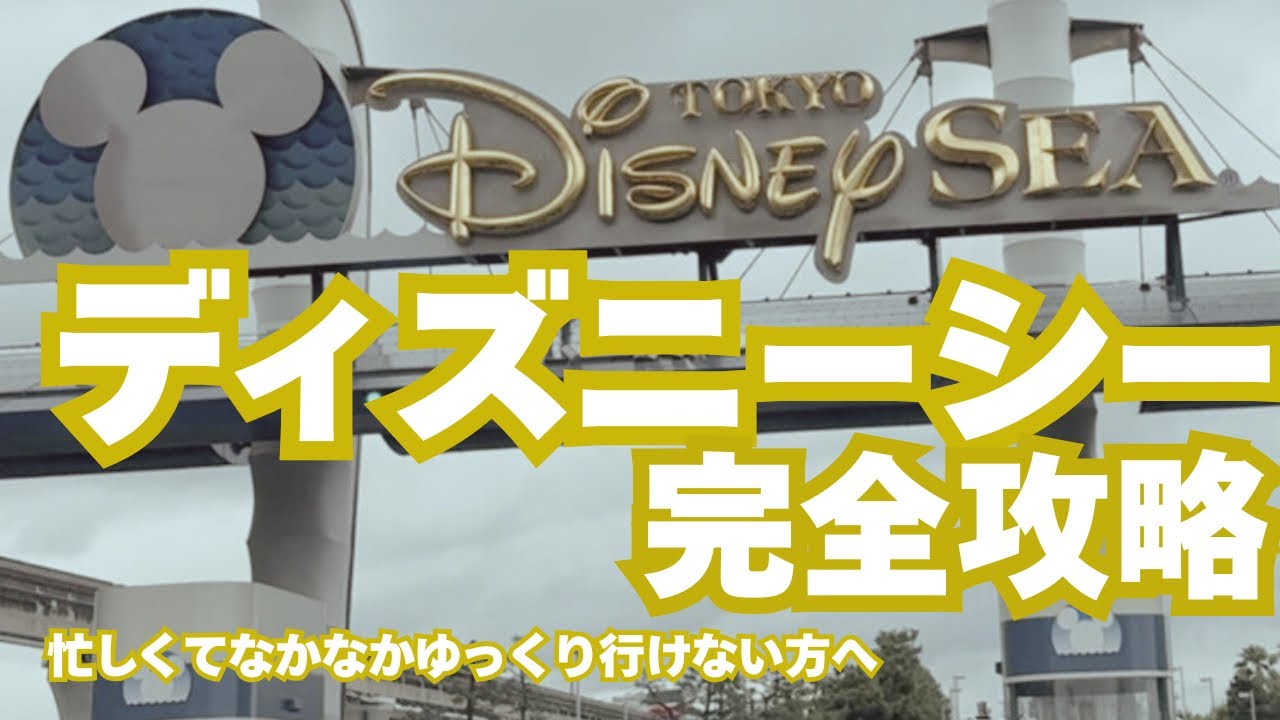 【ディズニーシー完全攻略】忙しくてなかなかゆっくり行けない皆様へ送る動画　#disney #ディズニー#ディズニーシー