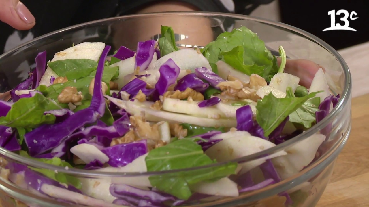 Ensalada con aderezo de jengibre | Cómo Me Sano