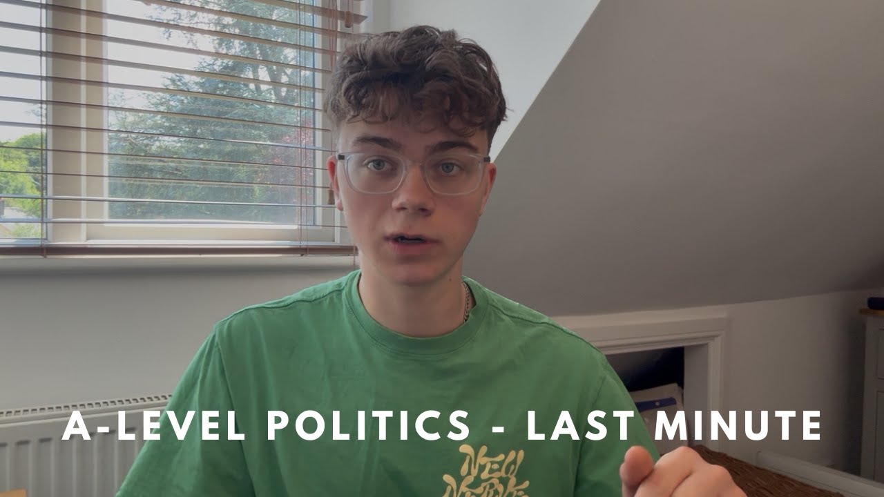 Watch This Video Before A-Level Politics Paper 1 | A* Advice