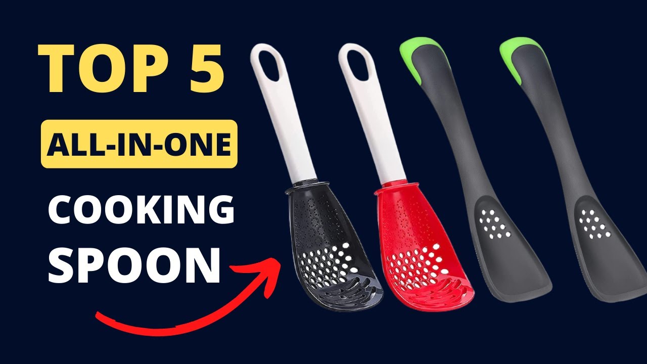TOP 5 Best All in One Heat Resistant Multi Functional Kitchen Cooking Spoon