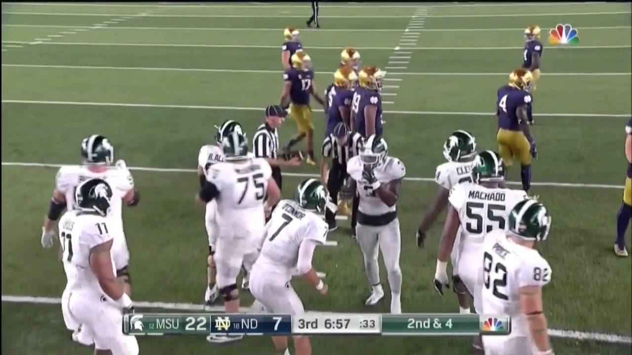 9/17/2016  Michigan State 36 Notre Dame 28