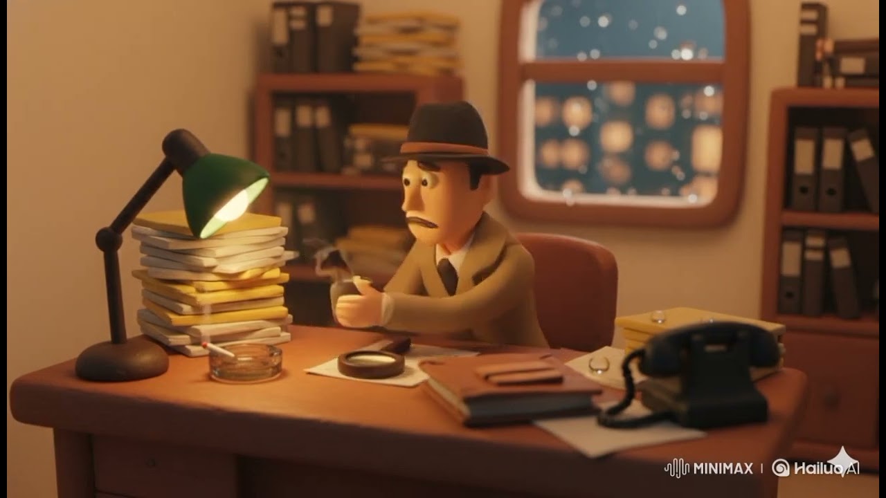 Detective Rowan & Barkley the dog | AI short film | Nanobanana + Chatgpt + Hailuo 