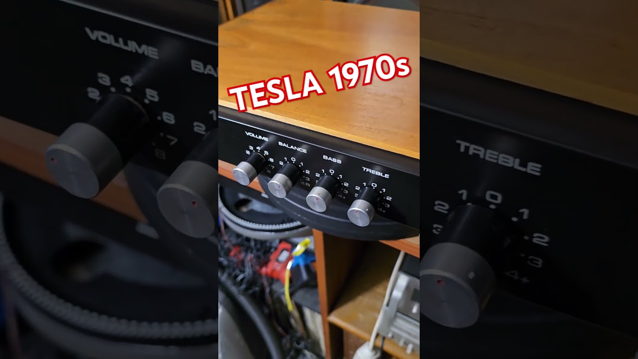 Unique Rare Vintage TESLA Stereo HiFi AMP - AMPLIFIER AZS 217 - Old Budget Amplifiers For Sale