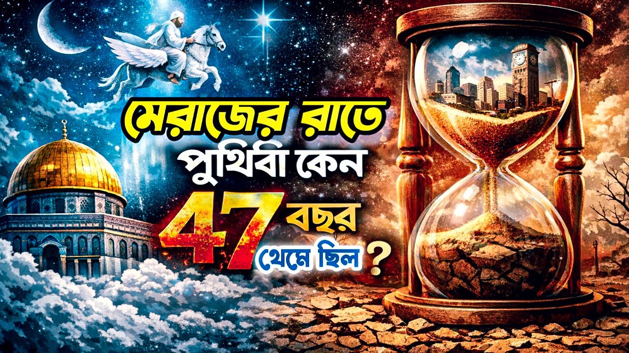 মেরাজের রাতে পৃথিবী কেন ৪৭ বছর থেমে ছিল? | বিজ্ঞানের ব্যাখ্যা নাকি অলৌকিক মোজেজা? | Ha Islamic Life