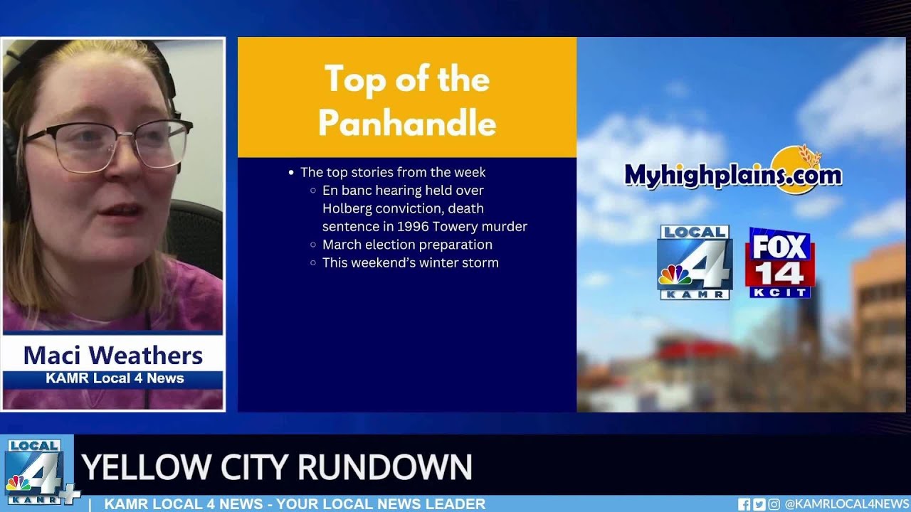 Yellow City Rundown Jan. 19-23: Holberg hearing, March elections, winter storm