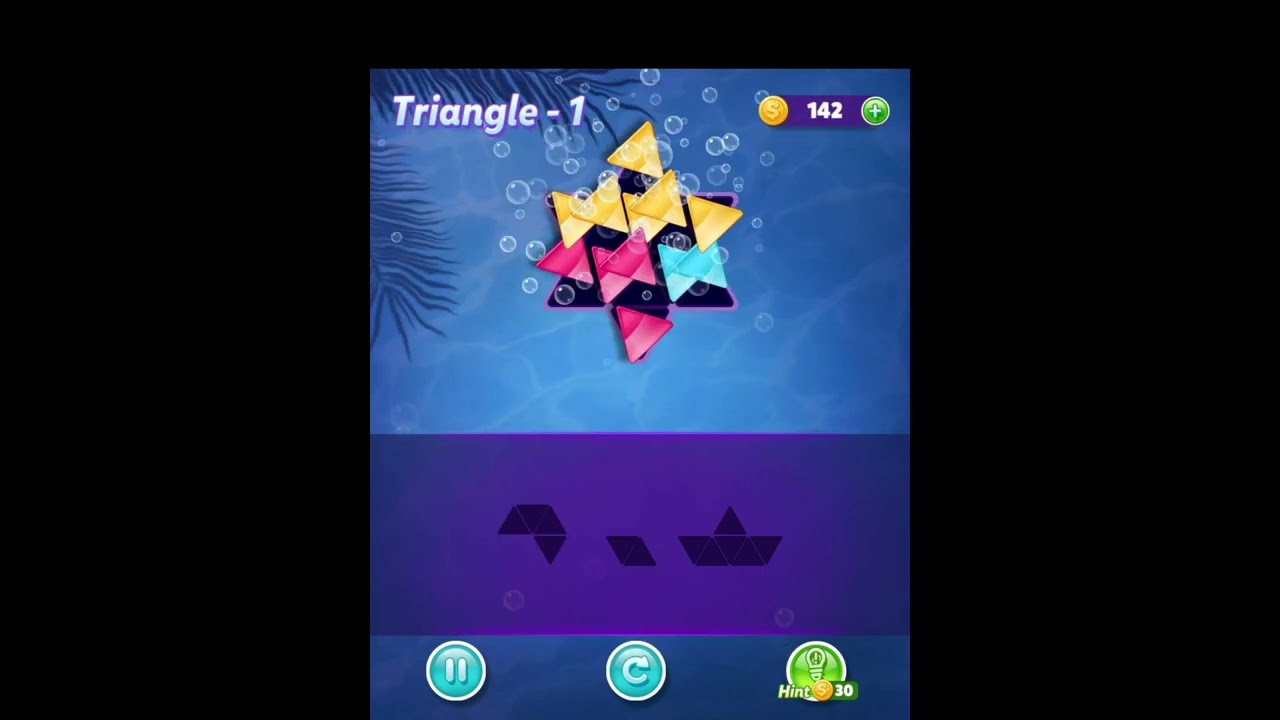 Block! Triangle Puzzles Tanagrams Daily Challenge