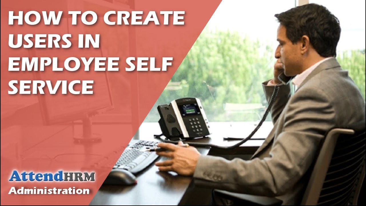 How to create users in Employee Self Service in Lenvica HRMS.