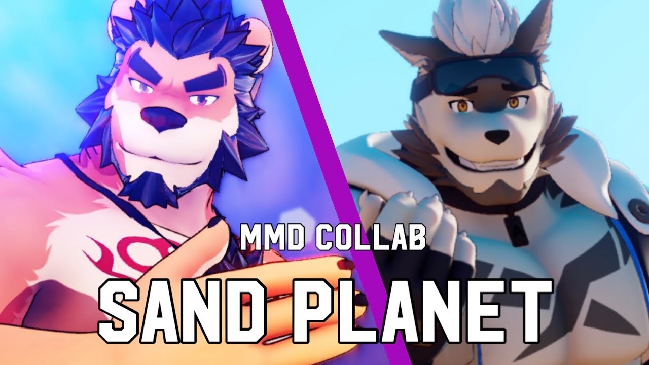 Gyee Alcander & Beenic / MMD Collab ( Sand Planet ) 1080p 60fps with English and Romaji Lyric