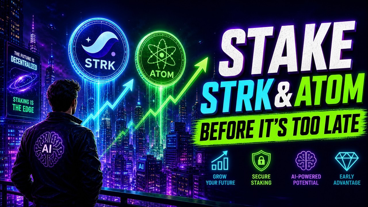 Earn Crypto Rewards with Starknet STRK Staking and ATOM Staking and The First AI Millionaires