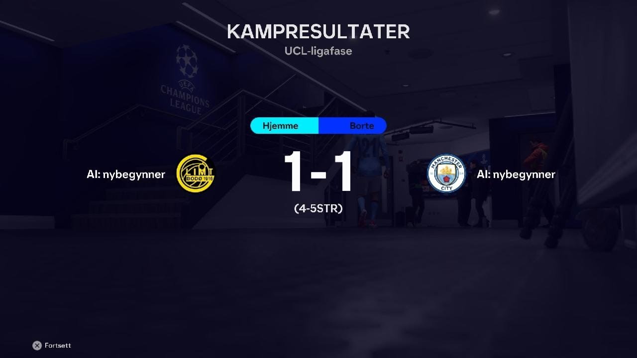 EA SPORTS FC 26 min spårdom Bodø glimt Manchester city