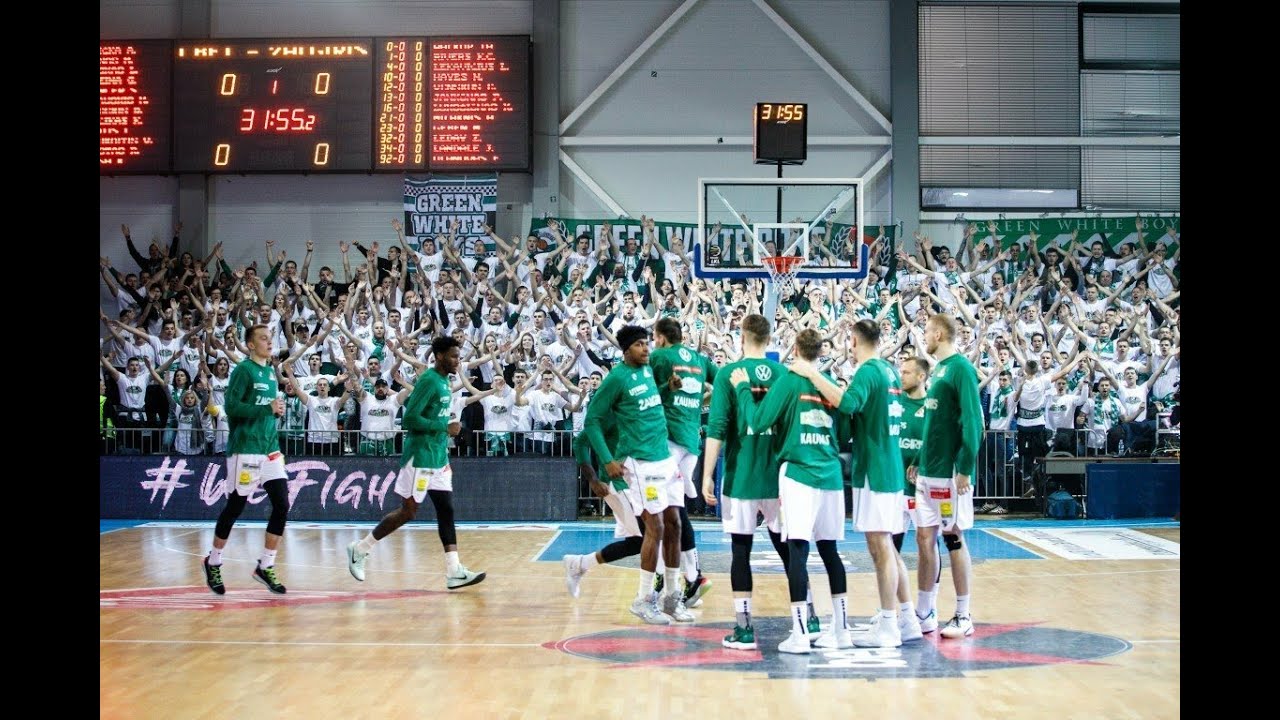Green White Boys palaikymas LKL rungtynėse prieš Prienus