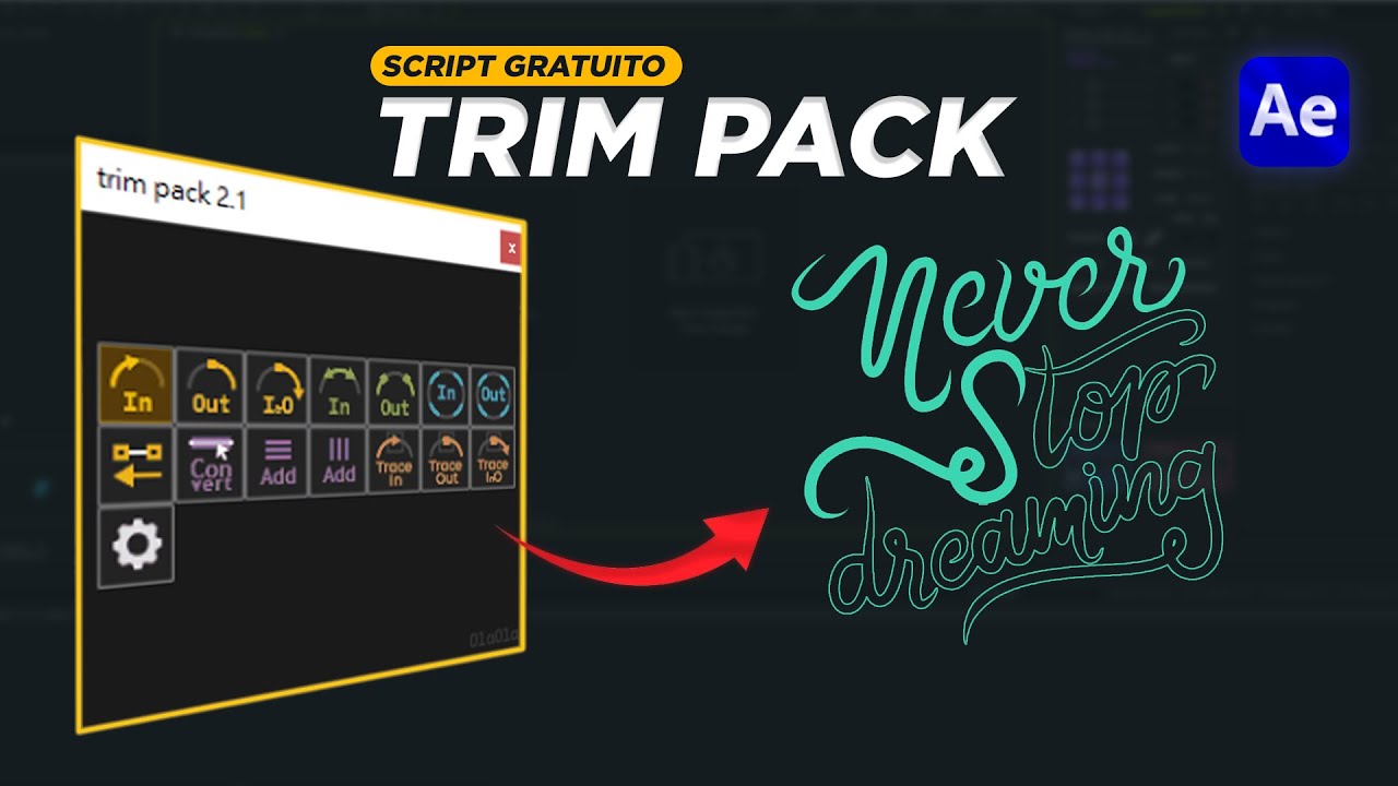 TRIM PACK Script GRATUITO para AFTER EFFECTS - Guía completa en español - Tutorial - Diegood Motion