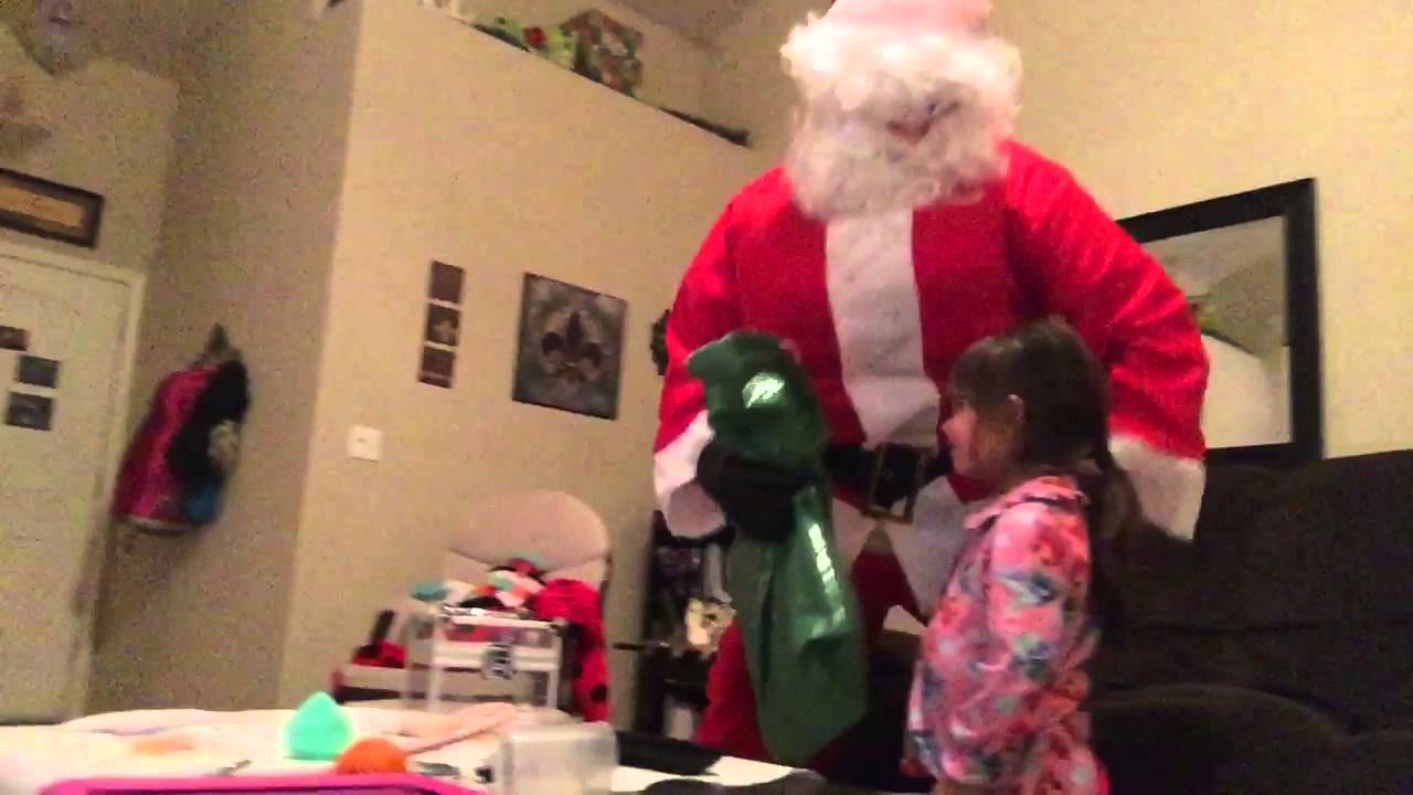 Santa visits the Coffmans