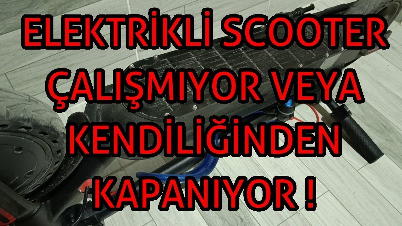 RKS Elektrikli Scooter | Arızaları ve Çözümü | Batarya Bakımı Nasıl Yapılmalı ! Aniden Kapanma