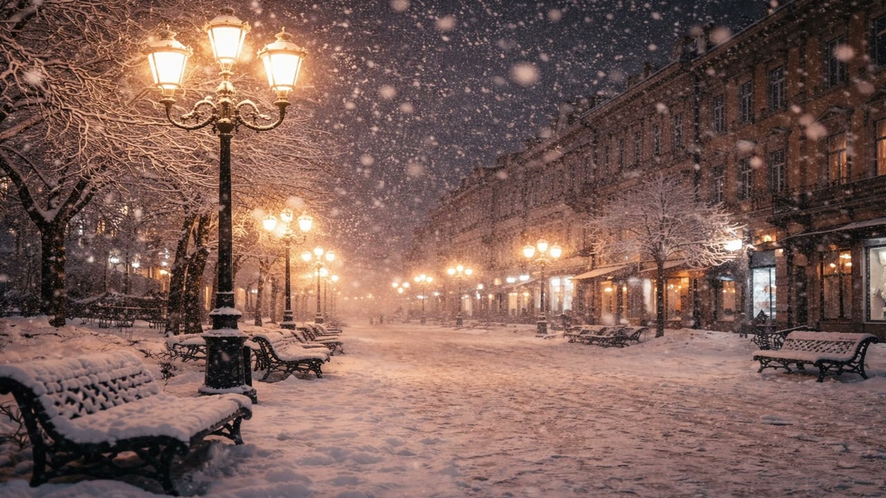 І падав сніг