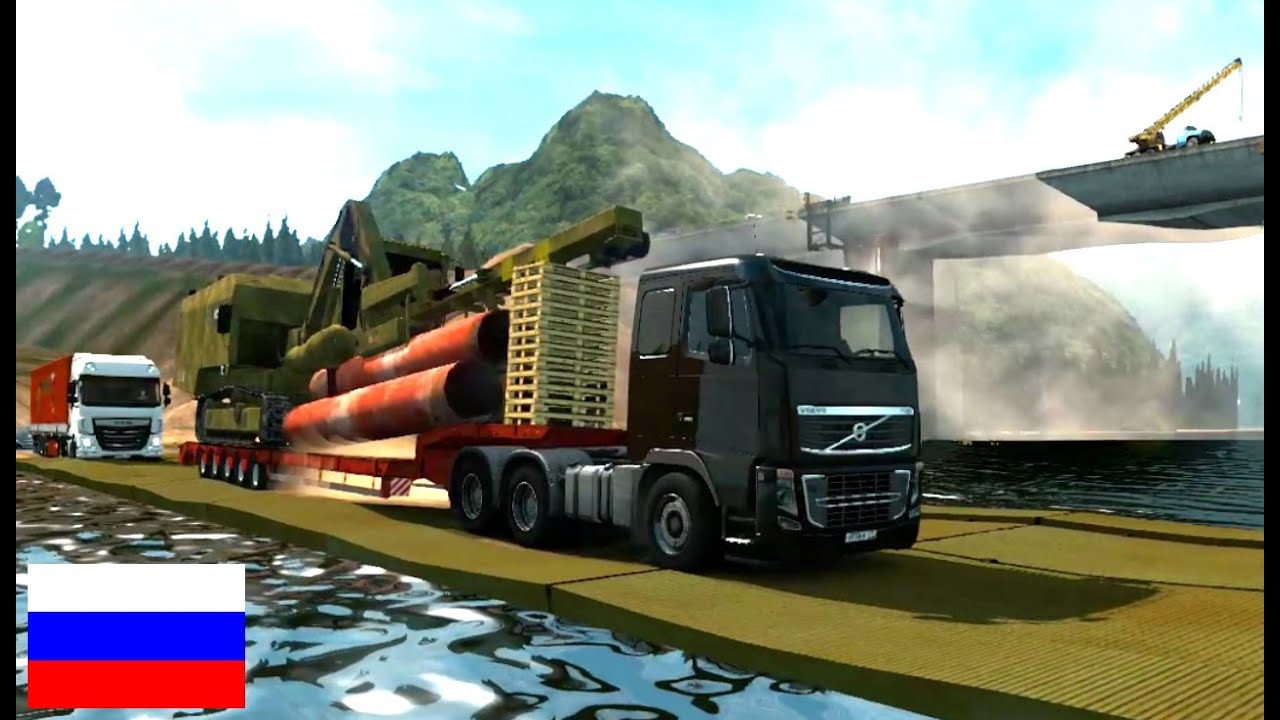 ETS2 | Rusia Con 47 toneladas Sobredimensiones y Sobrepeso | Volvo FH16