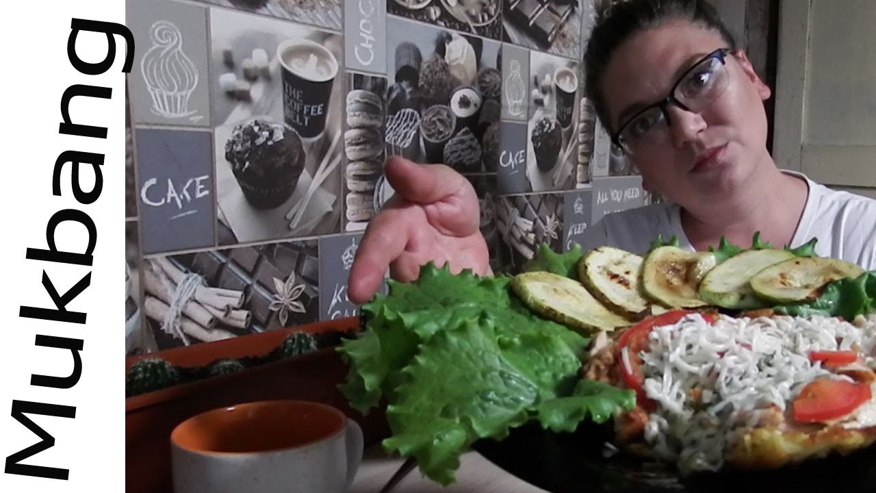 MUKBANG \ Mariya eats Драники с курицей \ Ревностное чувство моей коллеги \ храни Бог СЛОВО ПАЦАНА♥