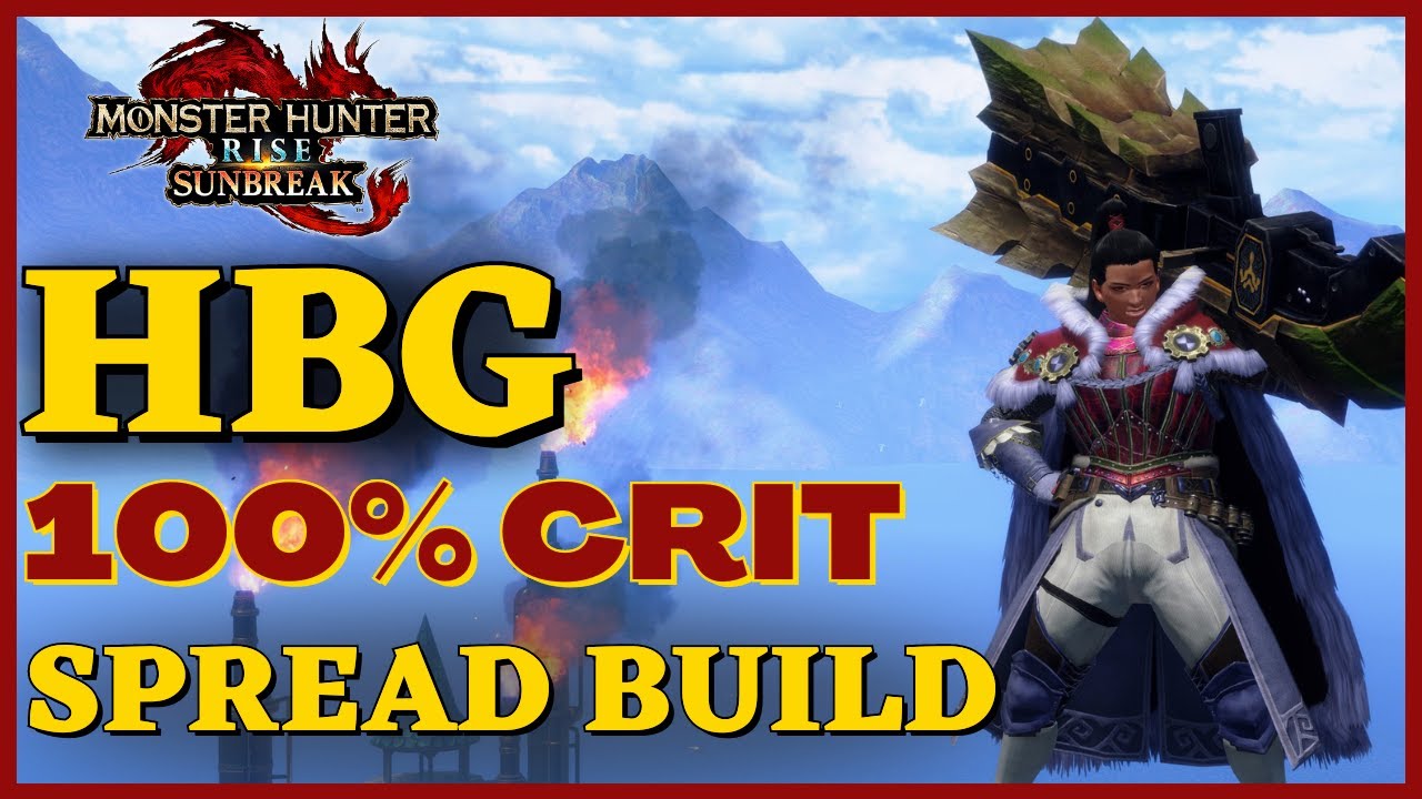 MHRise: Sunbreak - 100% Affinity Spread 3 Heavy Bowgun Build with Insane Damage