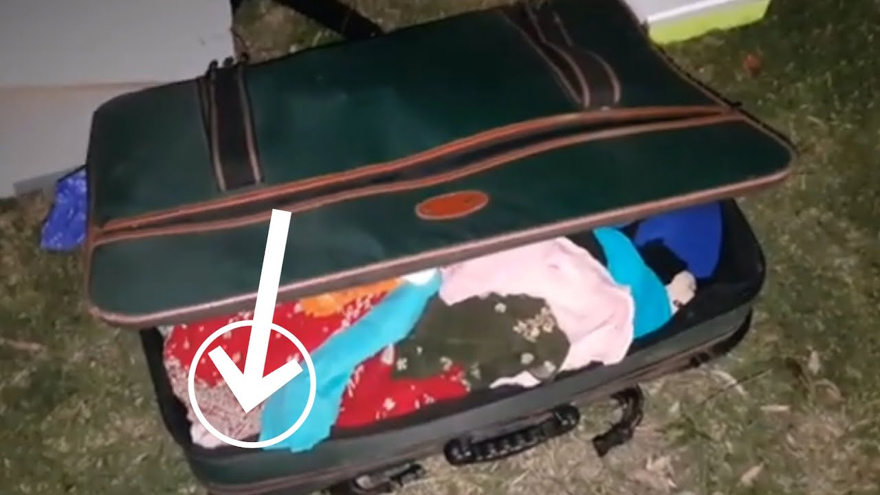 Нашла зелёный чемодан!А там...