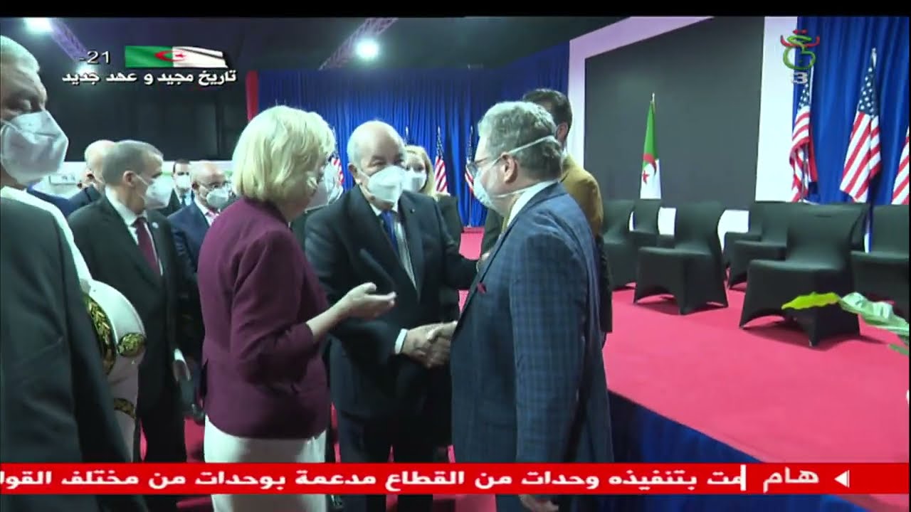 قصر المعارض | رئيس الجمهورية يزور جناح الولايات المتحدة الأمريكية ضيف شرف الطبعة